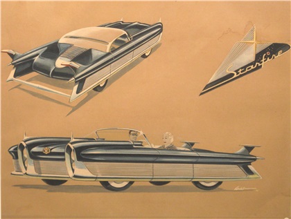 Packard Starfire Concept (1952): Styling Proposal by Richard H. Arbib