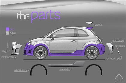 Fiat 500 Marcia Corta by Camal (2011)