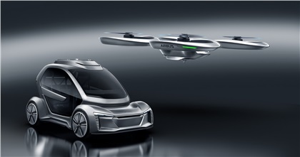 Audi/Airbus/ItalDesign Pop.Up Next (2018): Flying Car Concept