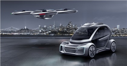 Audi/Airbus/ItalDesign Pop.Up Next (2018): Flying Car Concept