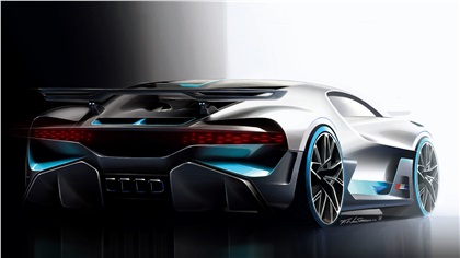 Bugatti Divo (2018) - Design Sketch