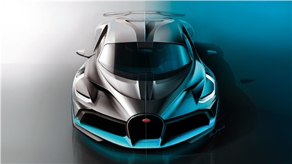 Bugatti Divo (2018) - Design Sketch