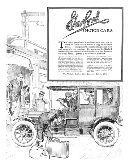 Garford Advertising Art by R. F. Schabelitz (1911–1912)