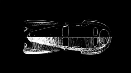 Bugatti La Voiture Noire (2019): Design Sketch - Bugatti Type 57 SC Atlantic