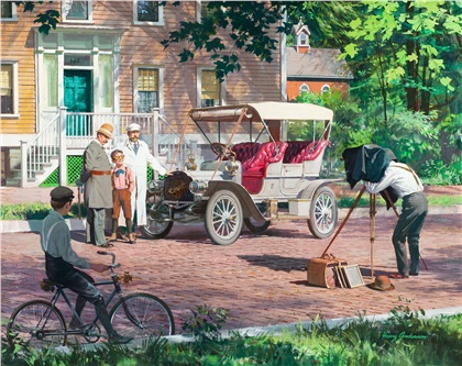 1906 Compound: The First Family Car - Illustrated by Harry Anderson