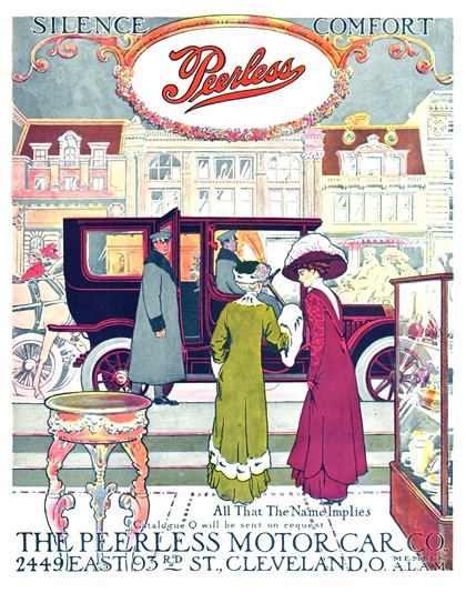 Peerless Ad (October, 1909): Limousine