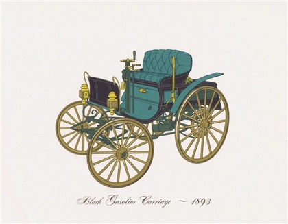 1893 Black Gasoline Carriage