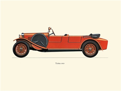 1925 Tatra - Illustrated by Hans A. Muth