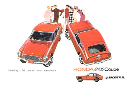 Honda S600 Coupe Ad (1965)