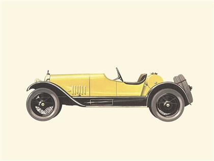 1915–1922 Mercer Raceabout 22/70 HP - Illustrated by Pierre Dumont