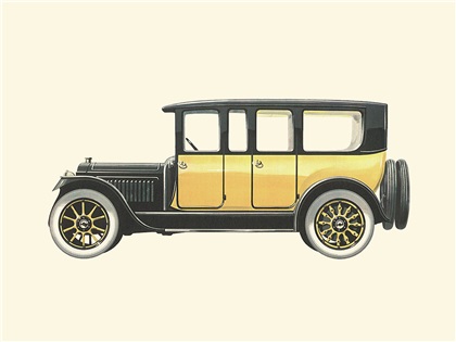 1916 Packard Twin Six - Illustrated by Pierre Dumont