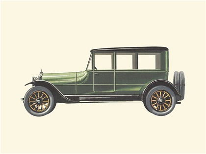 1918 Crane-Simplex 46 HP - Illustrated by Pierre Dumont