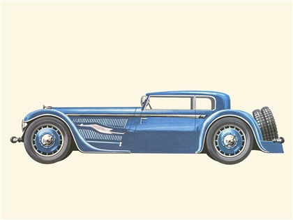 1931 Bucciali V-16 - Illustrated by Pierre Dumont