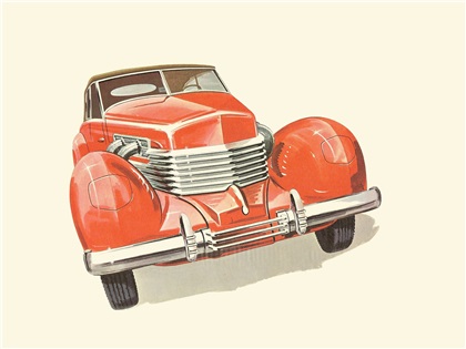 1937 Cord Model 812 - Illustrated by Pierre Dumont