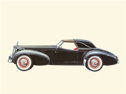 1939–1940 Packard Type 180 Darrin Coupé de Ville - Illustrated by Pierre Dumont