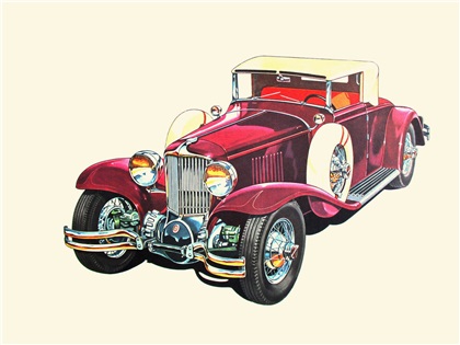 1929 Cord L29 - Illustrated by Klaus Bürgle