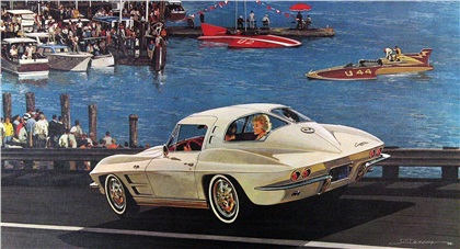 1963 Corvette Sting Ray: Illustrated by James B. Deneen