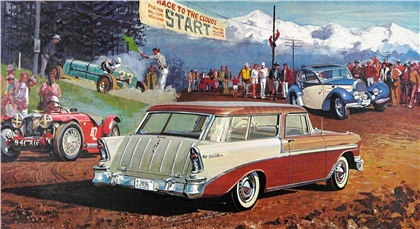 1956 Chevrolet Bel Air Nomad: Illustrated by William J. Sims