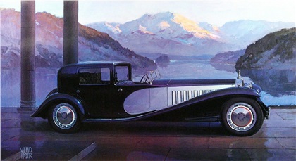 1927 Bugatti Royale 'Coupe Napoleon' (Henri Binder): Illustrated by Vladimir Kordic