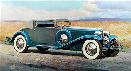 1930 Cord Model L29 (Weymann): Illustrated by Vladimir Kordic