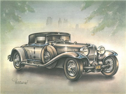 1930 Cord L-29 Convertible: Illustrated by Piet Olyslager