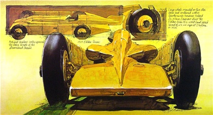 1929 Golden Arrow: Illustrated by Dick Mahoney