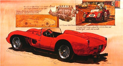 1967 Ferrari Testa Rossa: Illustrated by Dick Mahoney