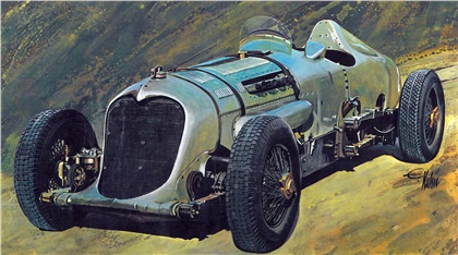 Napier-Railton Special (1933): Illustrated by Edouard KÜHN