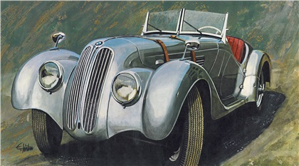 BMW 328 (1938): Illustrated by Edouard KÜHN