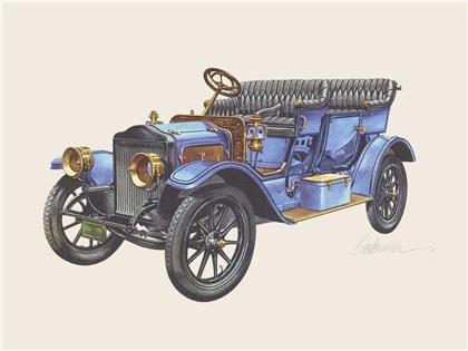 1909 White Steam Car: Illustrated by Jerome D. Biederman