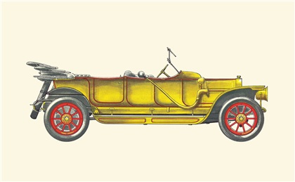 1911 Lancia Delta: Illustrated by Horst Schleef