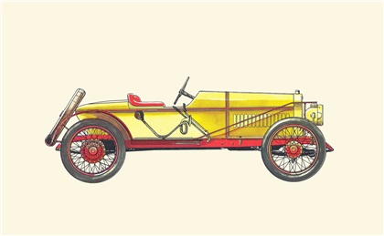 1912 Hispano-Suiza: Illustrated by Horst Schleef