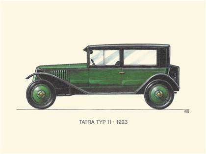 1923 Tatra Typ 11: Illustrated by Ralf Swoboda