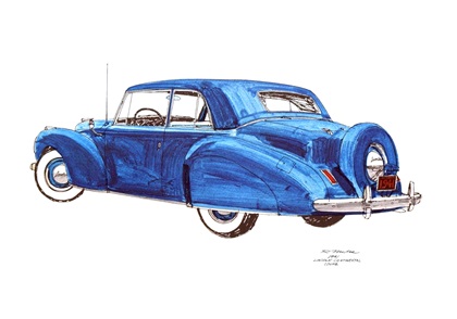 1941 Lincoln Continental Coupe: Illustrated by Ron McKee
