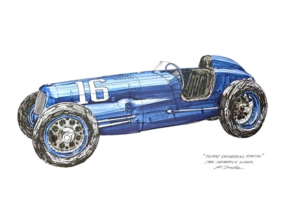 1946 Thorne Engineering Special - Indianapolis Winner: Illustrated by Ron McKee