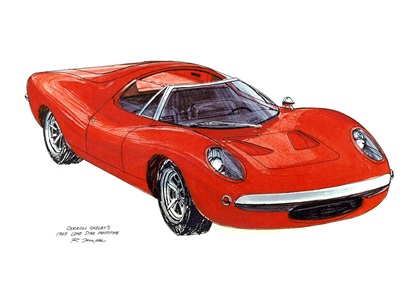 Carroll Shelby's 1969 Lone Star Cobra III Prototype: Illustrated by Ron McKee