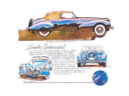 1939 Lincoln Continental: Illustrated by Ken Dallison