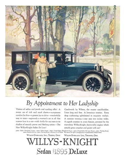 Willys-Overland Advertising Art (1924–1925)