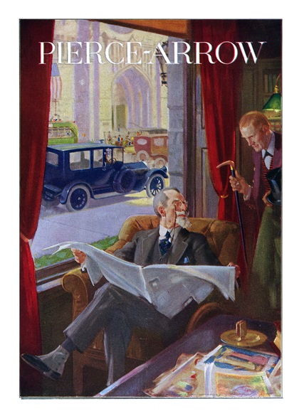 Pierce-Arrow Ad (August–September, 1919; January, 1919/1920; December, 1920)