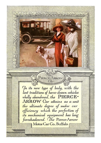 Pierce-Arrow Ad (September, 1912) – Illustrated by William Harnden Foster