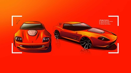 Ferrari Breadvan Homage by Niels van Roij Design – Design Sketch, 2018