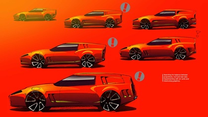 Ferrari Breadvan Homage by Niels van Roij Design – Design Sketch, 2018