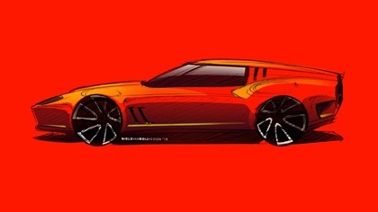 Ferrari Breadvan Homage by Niels van Roij Design – Design Sketch, 2018