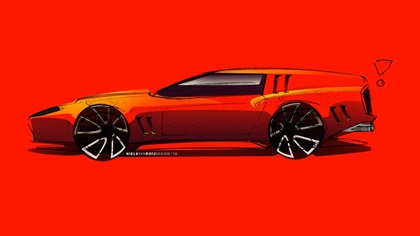 Ferrari Breadvan Homage by Niels van Roij Design – Design Sketch, 2018