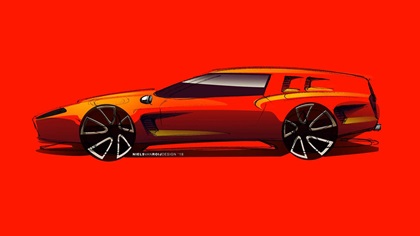 Ferrari Breadvan Homage by Niels van Roij Design – Design Sketch, 2018