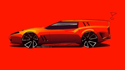 Ferrari Breadvan Homage by Niels van Roij Design – Design Sketch, 2018