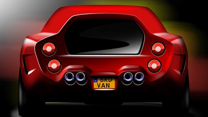 Ferrari Breadvan Homage by Niels van Roij Design – Design Sketch, 2018