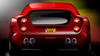 Ferrari Breadvan Homage by Niels van Roij Design – Design Sketch, 2018