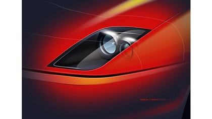 Ferrari Breadvan Homage by Niels van Roij Design – Design Sketch, 2018
