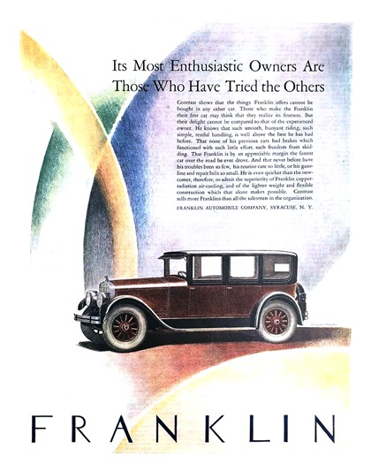 Franklin Ad (March, 1926) – Illustrated by Everett Henry